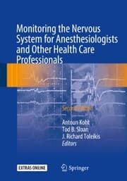 Cover von Monitoring the Nervous System for Anesthesiologists and Other Health Care Professionals