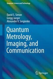 Cover von Quantum Metrology, Imaging, and Communication