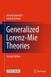 Cover von Generalized Lorenz-Mie Theories