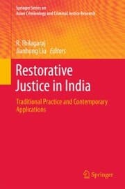 Cover von Restorative Justice in India