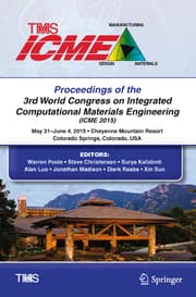 Cover von Proceedings of the 3rd World Congress on Integrated Computational Materials Engineering (ICME)
