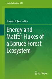 Cover von Energy and Matter Fluxes of a Spruce Forest Ecosystem