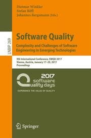 Cover von Software Quality. Complexity and Challenges of Software Engineering in Emerging Technologies