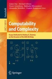 Cover von Computability and Complexity