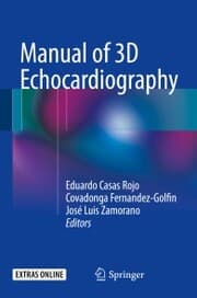 Cover von Manual of 3D Echocardiography