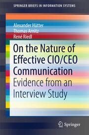 Cover von On the Nature of Effective CIO/CEO Communication