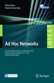 Cover von Ad Hoc Networks