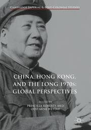 Cover von China, Hong Kong, and the Long 1970s: Global Perspectives