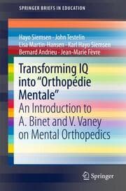 Cover von Transforming IQ into Orthopédie Mentale