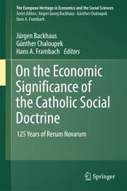 Cover von On the Economic Significance of the Catholic Social Doctrine