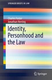 Cover von Identity, Personhood and the Law