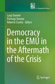 Cover von Democracy in the EMU in the Aftermath of the Crisis