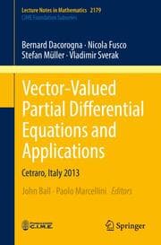Cover von Vector-Valued Partial Differential Equations and Applications