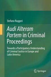 Cover von Audi Alteram Partem in Criminal Proceedings