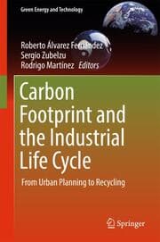 Cover von Carbon Footprint and the Industrial Life Cycle