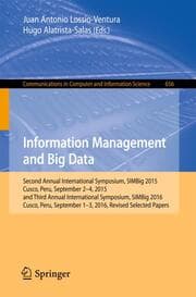 Cover von Information Management and Big Data