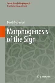 Cover von Morphogenesis of the Sign