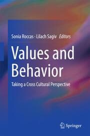 Cover von Values and Behavior