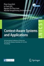 Cover von Context-Aware Systems and Applications