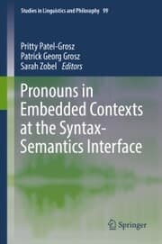 Cover von Pronouns in Embedded Contexts at the Syntax-Semantics Interface
