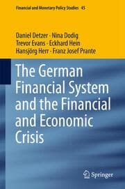 Cover von The German Financial System and the Financial and Economic Crisis