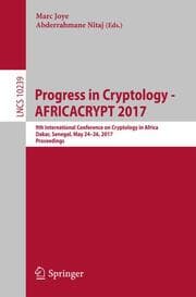 Cover von Progress in Cryptology - AFRICACRYPT 2017