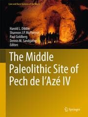 Cover von The Middle Paleolithic Site of Pech de l'Azé IV