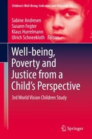 Cover von Well-being, Poverty and Justice from a Child's Perspective