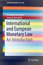 Cover von International and European Monetary Law