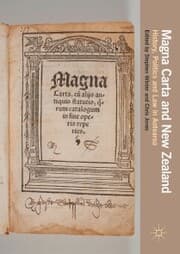 Cover von Magna Carta and New Zealand