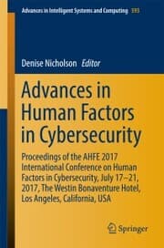 Cover von Advances in Human Factors in Cybersecurity