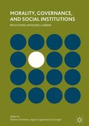 Cover von Morality, Governance, and Social Institutions
