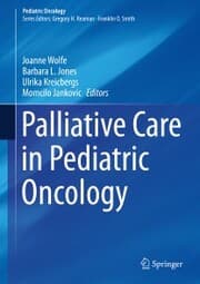Cover von Palliative Care in Pediatric Oncology