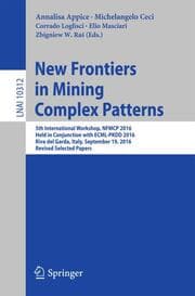 Cover von New Frontiers in Mining Complex Patterns