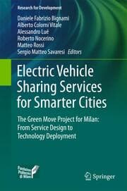 Cover von Electric Vehicle Sharing Services for Smarter Cities