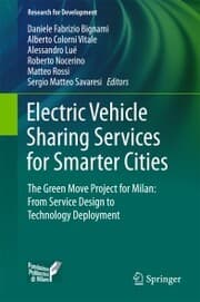 Cover von Electric Vehicle Sharing Services for Smarter Cities