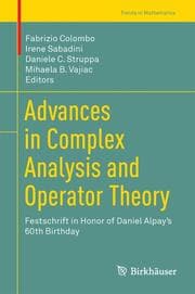 Cover von Advances in Complex Analysis and Operator Theory