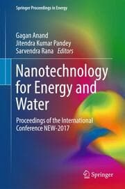 Cover von Nanotechnology for Energy and Water