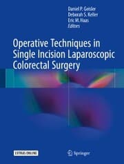 Cover von Operative Techniques in Single Incision Laparoscopic Colorectal Surgery