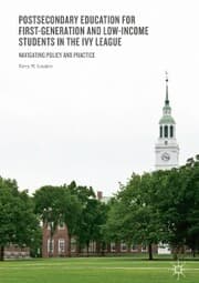Cover von Postsecondary Education for First-Generation and Low-Income Students in the Ivy League