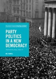 Cover von Party Politics in a New Democracy