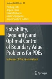 Cover von Solvability, Regularity, and Optimal Control of Boundary Value Problems for PDEs