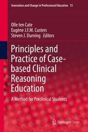 Cover von Principles and Practice of Case-based Clinical Reasoning Education