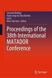 Cover von Proceedings of the 38th International MATADOR Conference