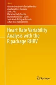 Cover von Heart Rate Variability Analysis with the R package RHRV