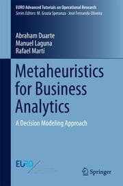 Cover von Metaheuristics for Business Analytics