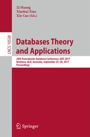 Cover von Databases Theory and Applications