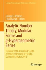 Cover von Analytic Number Theory, Modular Forms and q-Hypergeometric Series