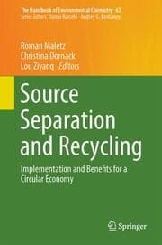 Cover von Source Separation and Recycling