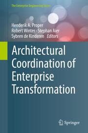 Cover von Architectural Coordination of Enterprise Transformation